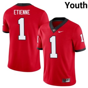 Youth #1 University of Georgia Game Trevor Etienne Red Jersey 887283-992