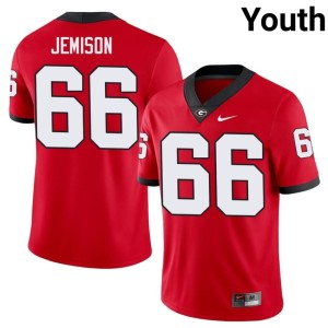 Youth Red Limited #66 Tyreek Jemison Georgia Bulldogs Jerseys 893908-894
