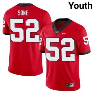 Youth Valdin Sone Player Red Damn Good Dawgs #52 Jerseys 536530-212