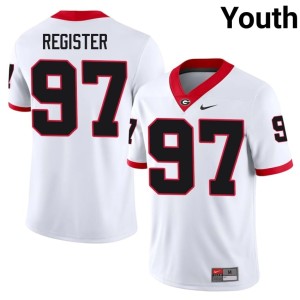 Youth 2026 White Wade Register Bulldog Nation #97 Jerseys 631310-187