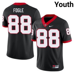 Youth Brayden Fogle #88 NCAA Black Bulldog Nation Jerseys 784036-917