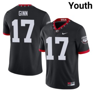 Youth #17 Mascot 100th Anniversary Black 2026 Colter Ginn Damn Good Dawgs Jersey 652686-490