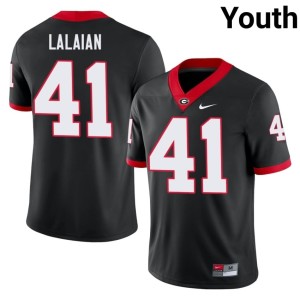 Youth David Lalaian Damn Good Dawgs Black High School #41 Jerseys 535523-794