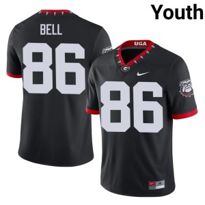 Youth UGA Bulldogs Black Dillon Bell Limited Mascot 100th Anniversary #86 Jersey 824949-142