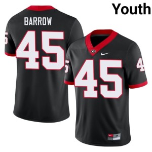 Youth #45 Stitched Black Eli Barrow Bulldog Nation Jersey 143795-534