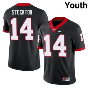 Youth Black Go Dawgs 2026 #14 Gunner Stockton Jersey 615074-313
