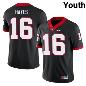 Youth Black Player Bulldog Nation #16 Maurice Hayes Jersey 213121-377