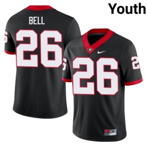 Youth NCAA Damn Good Dawgs Black Micah Bell #26 Jerseys 368608-292